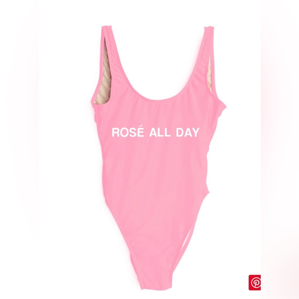 Rosé All Day California style bathing suit